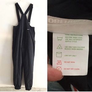 OBERMEYER Snow Ski Bib Overalls Black Women’s 6